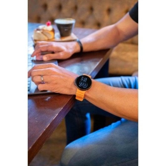 DCU Tecnologic Bluetooth NFC 44mm AMOLED Schwarz Orange Einheitsgröße IP67 SpO2 Schlafmonitor