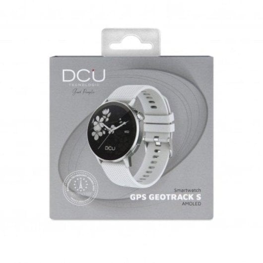 DCU Tecnologic BT5.4 GPS 42mm AMOLED Zinc Noir Bluetooth IP68 Appels SpO2 Pulsomètre Sport