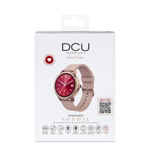 DCU Tecnologic 34157090 Bluetooth 5.3 39mm IPS Gold Einheitsgröße IP67 SpO2 Herzfrequenz Schlaf
