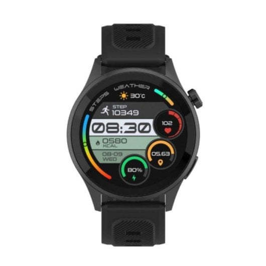 DCU Tecnologic Multibanda Bluetooth GPS 46mm AMOLED Preto IP68 SpO2 Monitor de Sono