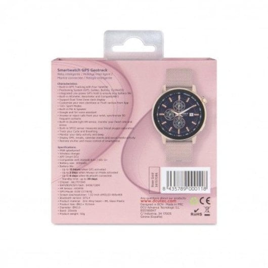 Smartwatch DCU Tecnologic GPS Bluetooth AMOLED 1.32? + Llamadas + 130 deportes