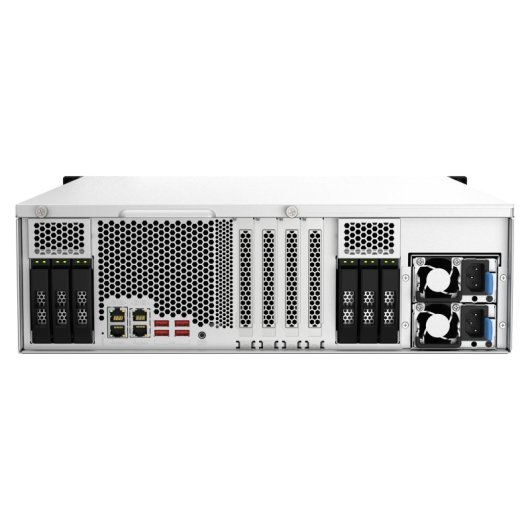 Qnap Ts-h2287xu-rp-e2336-32g Serveur de stockage réseau 22 baies 2u, très efficace et sécurisé pour les entreprises.