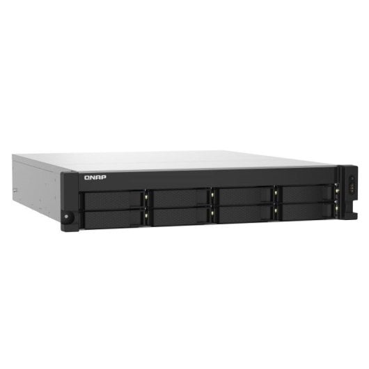 NAS rack QNAP 8 bahías 2U AL324 Quad-Core 4GB DDR4 2x10GbE/2x2.5GbE Turbo System iSCSI TS-832PXU-4G expansión PCIe