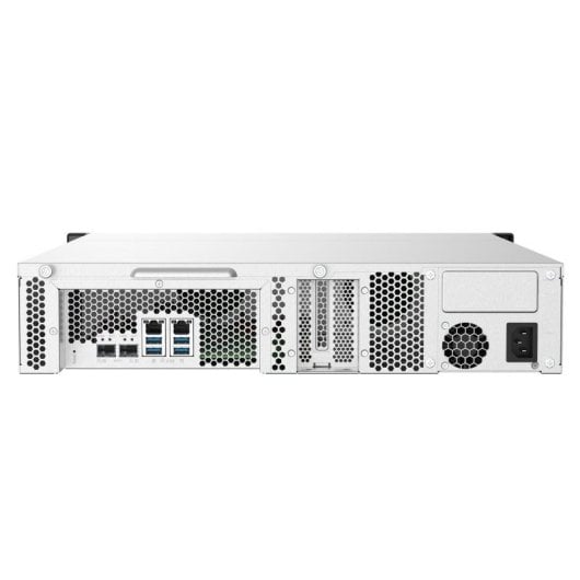 NAS rack QNAP 8 bahías 2U AL324 Quad-Core 4GB DDR4 2x10GbE/2x2.5GbE Turbo System iSCSI TS-832PXU-4G expansión PCIe