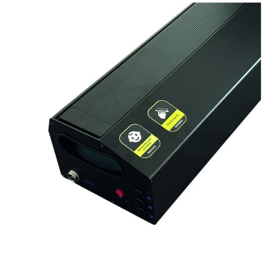 Pantalla de proyección Kimex 049-3711W motorizada 186x105cm ganancia 1.5 WiFi negra