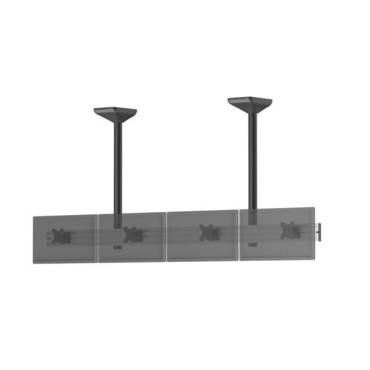 Kimex 031-4432K1 Suporte de Teto para 4 Ecrãs 32″ VESA 100x100 Altura 100cm