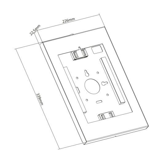 Soporte universal para tablet Kimex 091-3144b antirrobo acero compatible iPad Samsung 9,7-11?