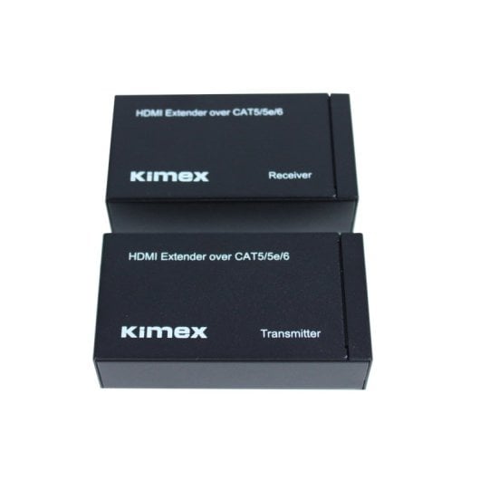 Extensor HDMI Kimex 60m Full HD HDMI 2.0 transmisión por Cat5e/6 IR bidireccional PoE
