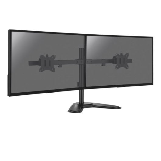Support d'écran noir Kimex 015-1151 pour 2 écrans 17-32 pouces VESA 75x75/100x100