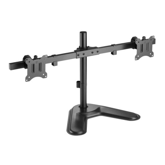 Support d'écran noir Kimex 015-1151 pour 2 écrans 17-32 pouces VESA 75x75/100x100