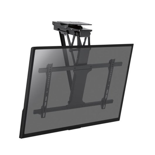 Kimex 018-7065W Supporto da soffitto motorizzato pieghevole 32-75″ RF WiFi 35 kg Nero
