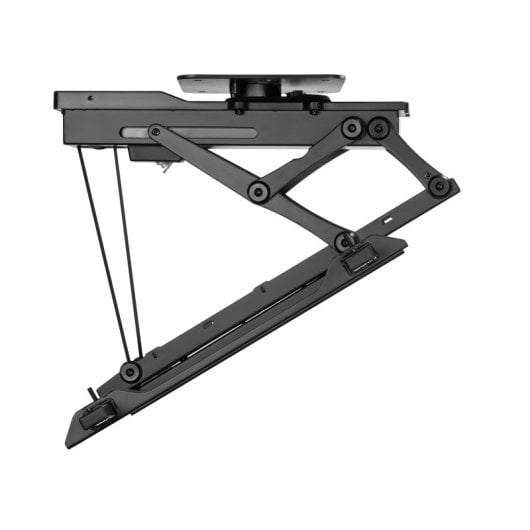 Kimex 018-7065W Supporto da soffitto motorizzato pieghevole 32-75″ RF WiFi 35 kg Nero