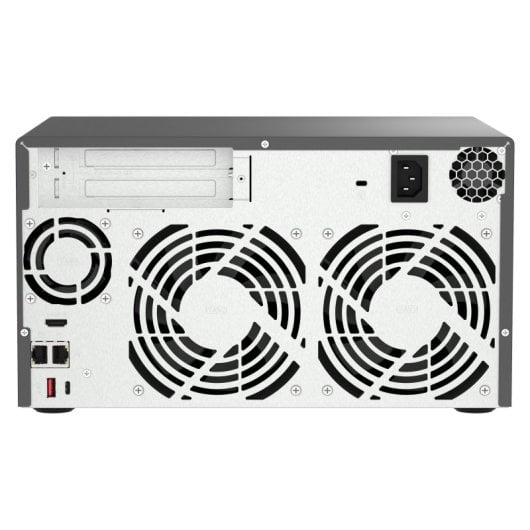 Nas Qnap Tvs-h874-i5-32g Stockage réseau haut de gamme, performances exceptionnelles, 8 baies, Intel Core I5, 32 Go, sauvegarde en temps réel, virtualisation.