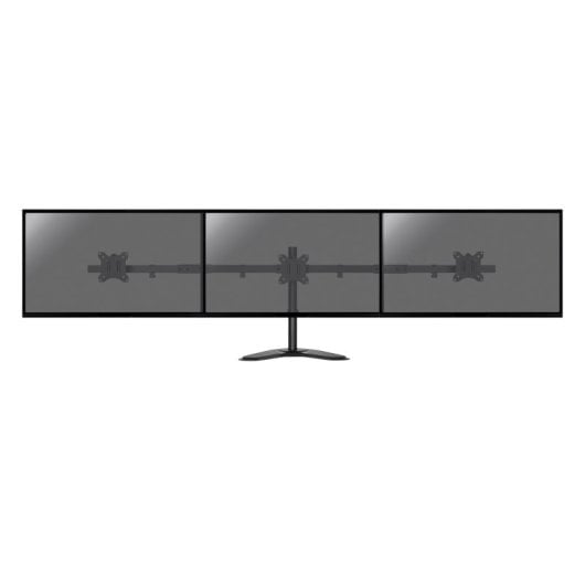 Support d'écran Kimex 015-1153 pour 3 écrans 17-32″ VESA 9 kg Noir, gestion des câbles