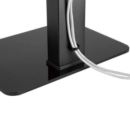 Supporto da tavolo Kimex 020-0145M per TV 32-55″ VESA 200x200-400x400 base in vetro nero