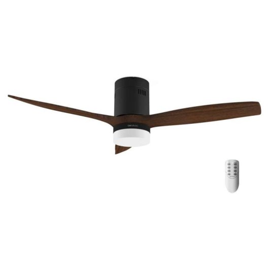 Cecotec  Energysilence Aero 5600 Classic  Ventilador De Techo Con Luz Y Mando 40W Madera/Negro
