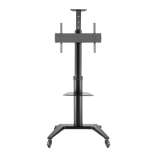 Kimex 030-1202 Supporto mobile per schermi da 37-70", altezza regolabile, 70 kg, ruote, nero