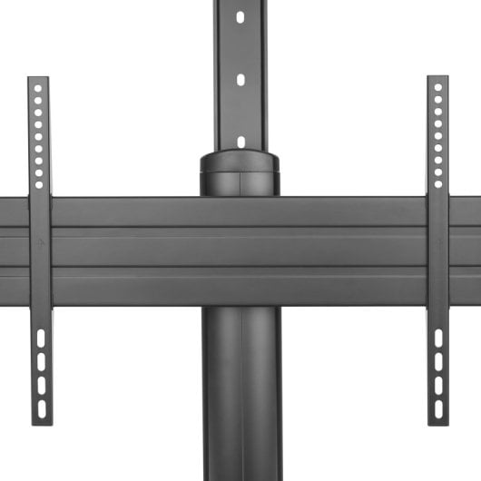 Kimex 030-1202 Supporto mobile per schermi da 37-70", altezza regolabile, 70 kg, ruote, nero