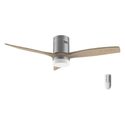 Ventilatore da soffitto Cecotec EnergySilence Aero 5600 Classic Steel 40W LED 132 cm telecomando