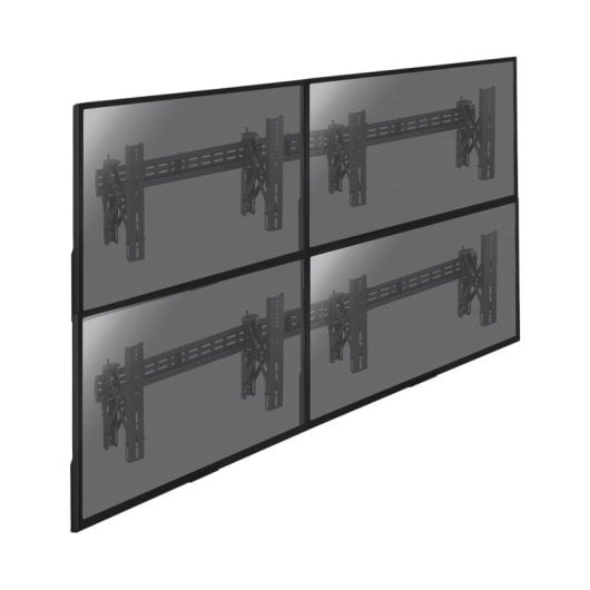 Soporte videowall Kimex 017-2122K Push Pull para 4 pantallas VESA 49?-65? 280kg Negro