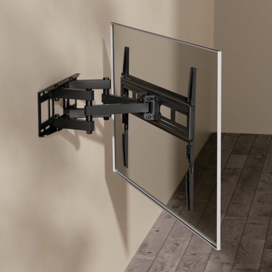 Soporte de pared Kimex 013-3064M para TV 37-75?, VESA 600x400, doble brazo, inclinación y giro