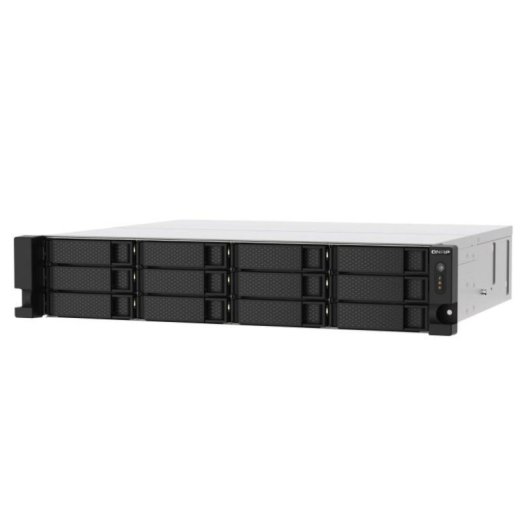 NAS QNAP TS-1273AU-RP-8G Rack 2U Ryzen Embedded V1500B 8GB DDR4 2x2.5GbE 12 bahías PSU redundante