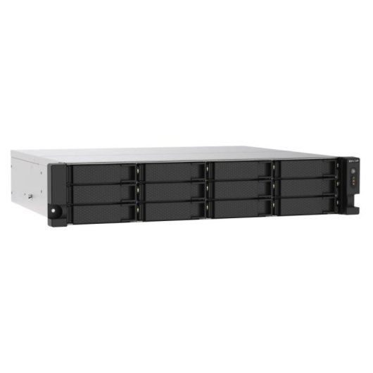 NAS QNAP TS-1273AU-RP-8G Rack 2U Ryzen Embedded V1500B 8GB DDR4 2x2.5GbE 12 bahías PSU redundante