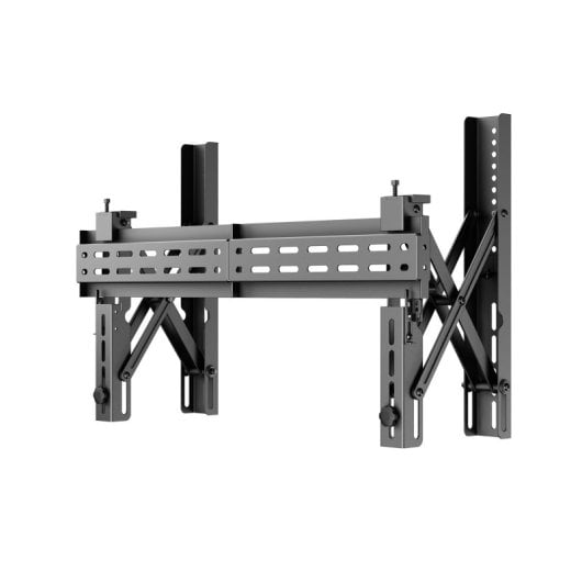 Kimex 017-2004 Videowall Push-Pull VESA 70 kg Micro-regolazione Nero