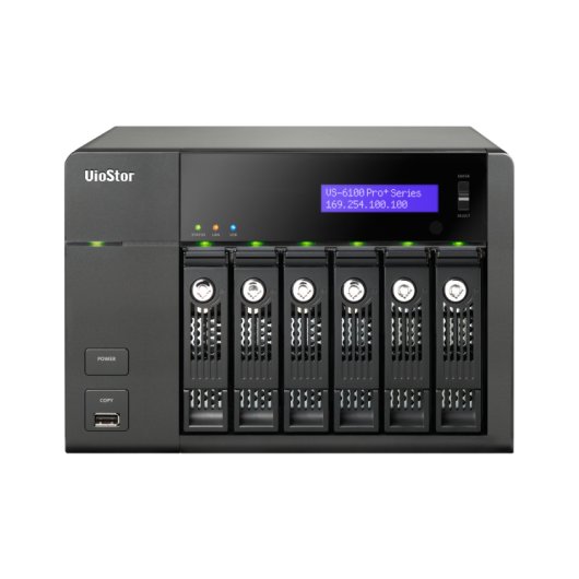 Server QNAP VS-6112 Pro+ Intel Dual-Core 4GB 0TB HDMI NVR 6 baie 12 canali