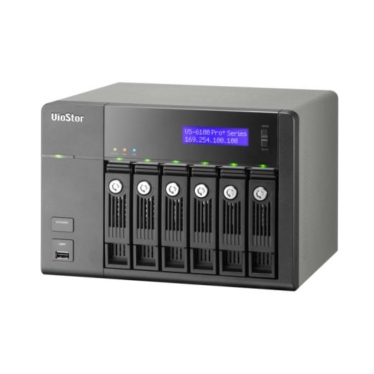 Server QNAP VS-6112 Pro+ Intel Dual-Core 4GB 0TB HDMI NVR 6 baie 12 canali