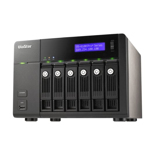 Server QNAP VS-6112 Pro+ Intel Dual-Core 4GB 0TB HDMI NVR 6 baie 12 canali