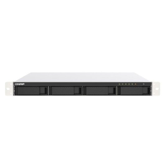 Servidor NAS rack 1U QNAP Intel Celeron J4125 4GB PCIe Fonte Redundante