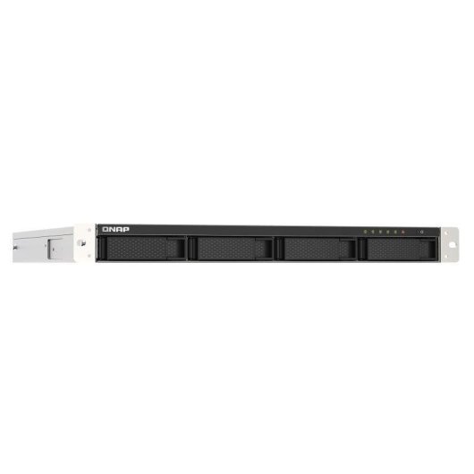 Servidor NAS rack 1U QNAP Intel Celeron J4125 4GB PCIe Fonte Redundante