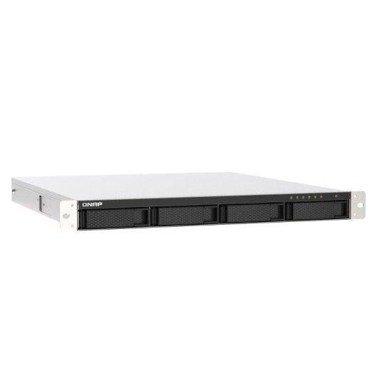 Servidor NAS rack 1U QNAP Intel Celeron J4125 4GB PCIe Fonte Redundante
