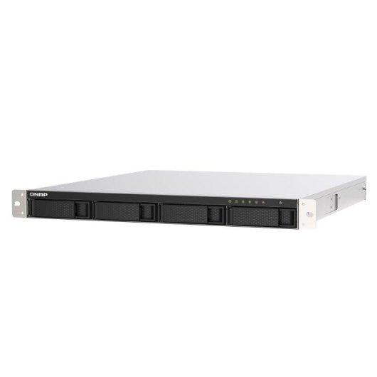 Servidor NAS rack 1U QNAP Intel Celeron J4125 4GB PCIe Fonte Redundante