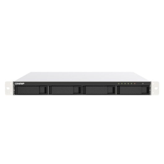 Servidor NAS rack 1U QNAP Intel Celeron J4125 4GB PCIe Fonte Redundante