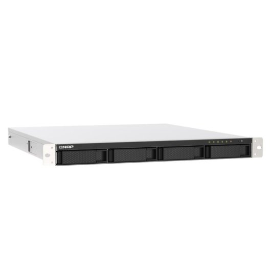 Servidor NAS rack 1U QNAP Intel Celeron J4125 4GB PCIe Fonte Redundante