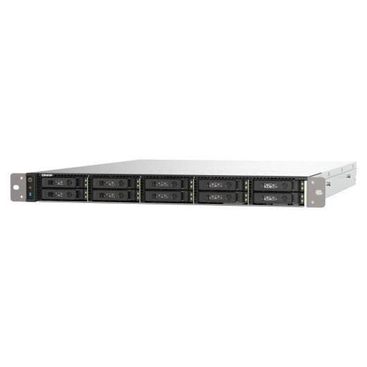 Qnap Nas Ts-h1090fu-7302p-128g 10 baies 2u, Intel Xeon et 128 Go de mémoire Ecc pour un stockage fiable et rapide. Gestion facile avec Qts pour les entreprises exigeantes.