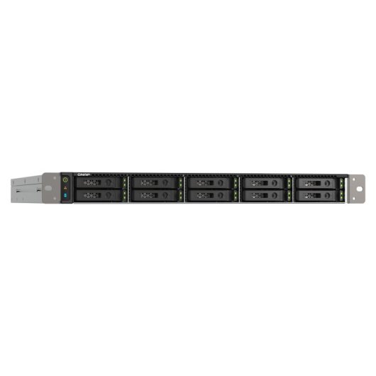Qnap Nas Ts-h1090fu-7302p-128g 10 baies 2u, Intel Xeon et 128 Go de mémoire Ecc pour un stockage fiable et rapide. Gestion facile avec Qts pour les entreprises exigeantes.