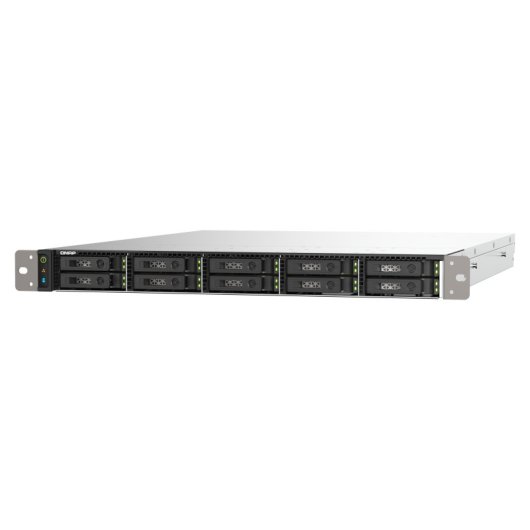 Qnap Nas Ts-h1090fu-7302p-128g 10 baies 2u, Intel Xeon et 128 Go de mémoire Ecc pour un stockage fiable et rapide. Gestion facile avec Qts pour les entreprises exigeantes.