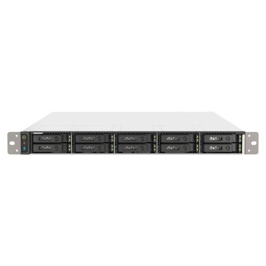 Qnap Nas Ts-h1090fu-7302p-128g 10 baies 2u, Intel Xeon et 128 Go de mémoire Ecc pour un stockage fiable et rapide. Gestion facile avec Qts pour les entreprises exigeantes.