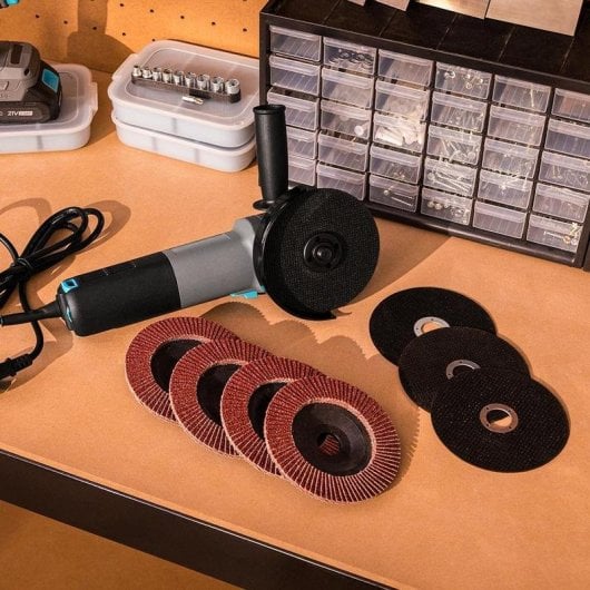 Amolatrice Cecotec RadialPower 1000W Velocitá Variabile Filtro Antipolvere 125mm