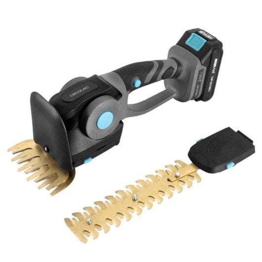 Cortasetos Cecotec Brushless Nexus 21V 2.000mAh Cuchillas Titanio Corte Láser