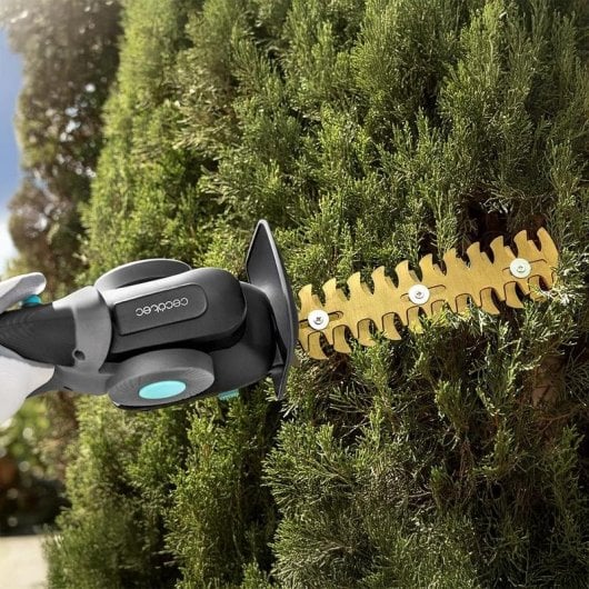 Cortasetos Cecotec Brushless Nexus 21V 2.000mAh Cuchillas Titanio Corte Láser