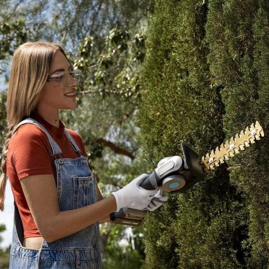 Cortasetos Cecotec Brushless Nexus 21V 2.000mAh Cuchillas Titanio Corte Láser