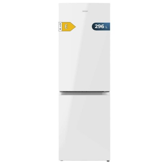 Frigorífico Cecotec Combi 185cm 296L Blanco Fast Cooling Puertas Reversibles DeFrost LED