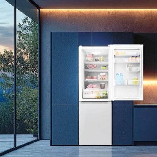 Frigorífico Cecotec Combi 185cm 296L Blanco Fast Cooling Puertas Reversibles DeFrost LED