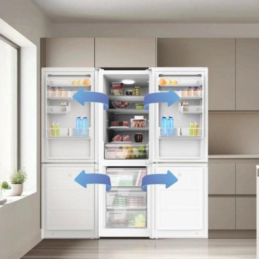 Kühlschrank Combi Cecotec Bolero CoolMarket Defrost 185cm 296L Weiß