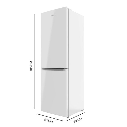 Kühlschrank Combi Cecotec Bolero CoolMarket Defrost 185cm 296L Weiß