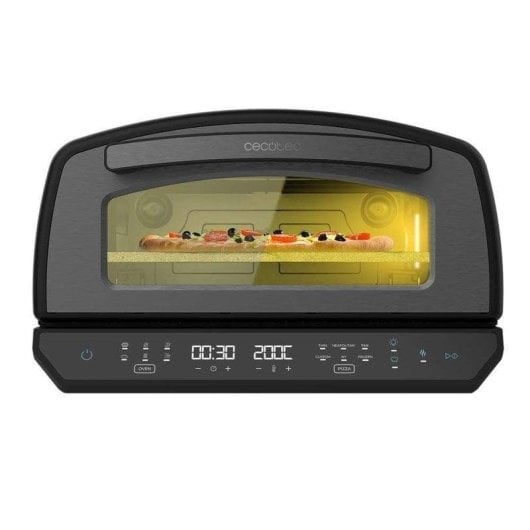 Mini Four Cecotec Pizza&Co 500 Max 13L Écran Tactile LED 2200W 500°C Inox